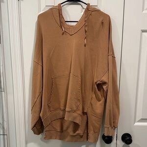Aerie Brown Hoodie Sweatshirt